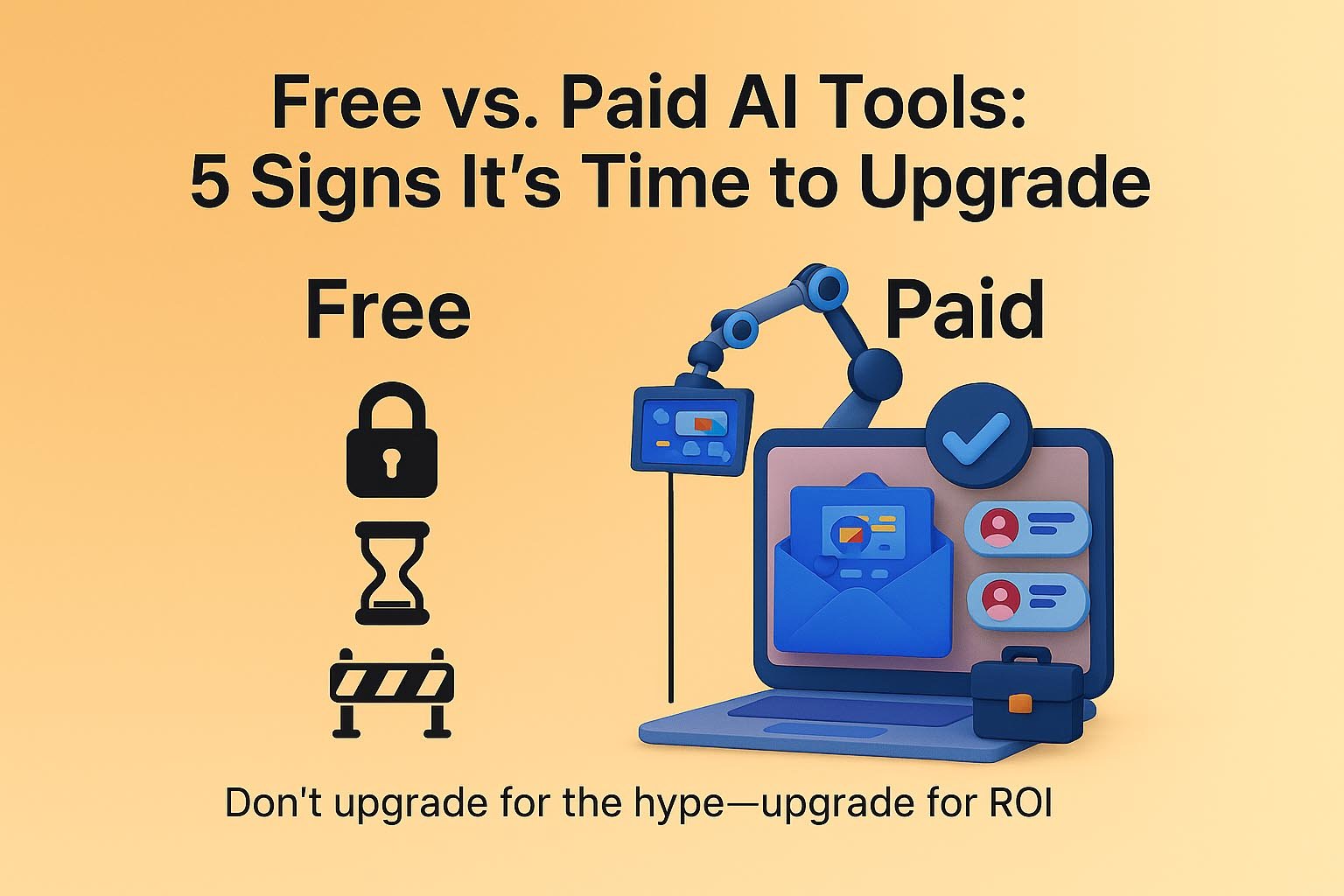 Free vs. Paid AI Tools: 5 Signs It’s Time to Upgrade