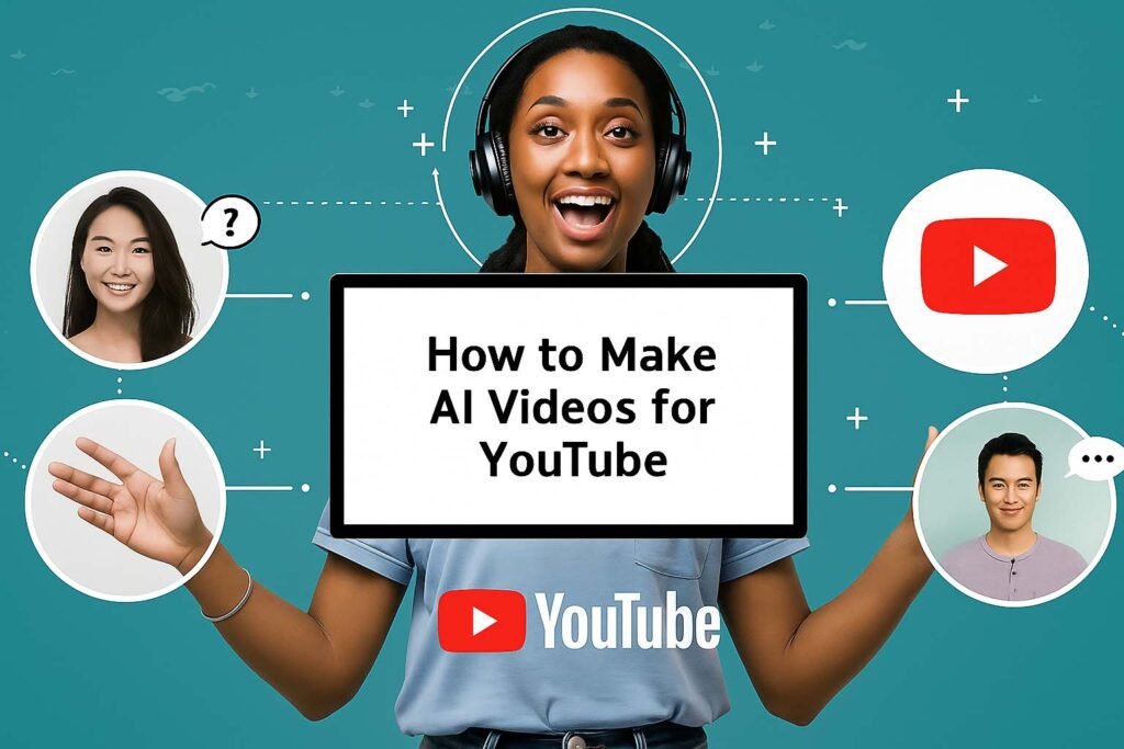 How to Make AI Videos for YouTube , AI YouTube videos 2025 how to make faceless YouTube videos AI video tools for YouTube HeyGen tutorial YouTube Kling AI video generator Veed.io AI video editor YouTube automation with AI faceless channel step-by-step AI video content creation make YouTube videos with AI
