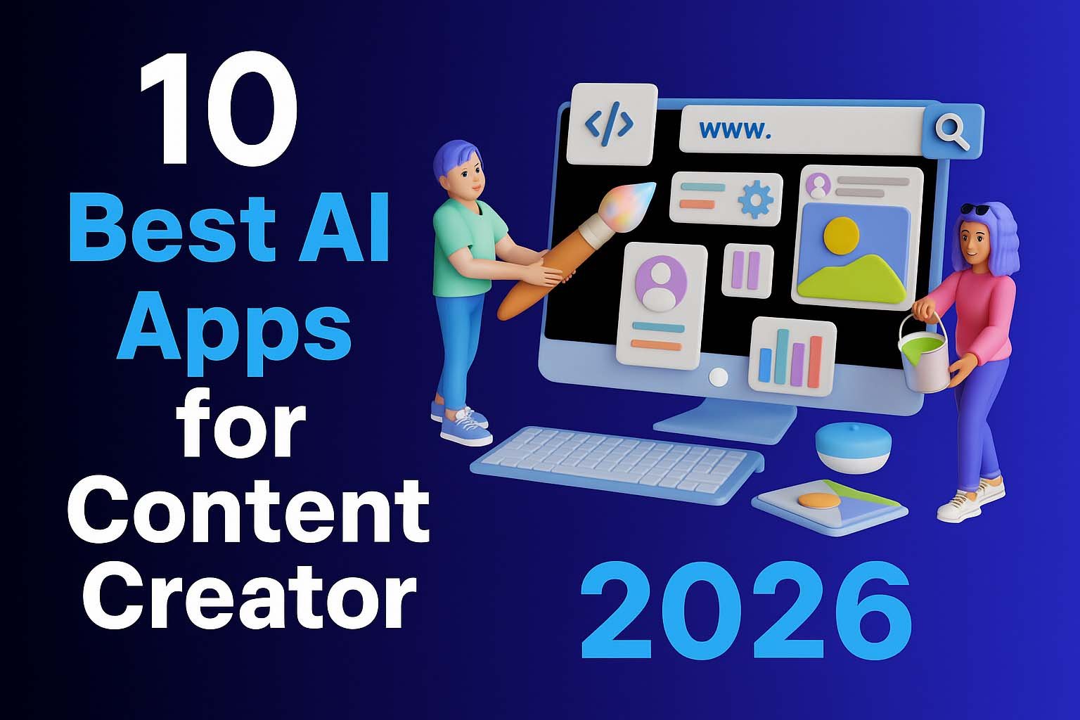 10 Best AI Apps Every Content Creator Should Use
